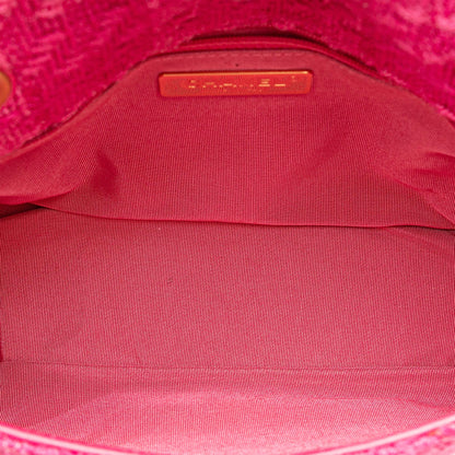Top Quality Chanel Wool Tweed Giant Logo Flap (SHG-DQ7HUa)