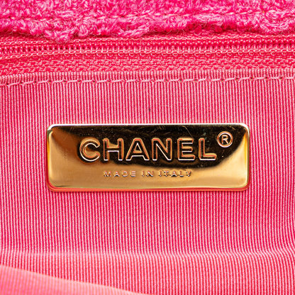 Top Quality Chanel Wool Tweed Giant Logo Flap (SHG-DQ7HUa)