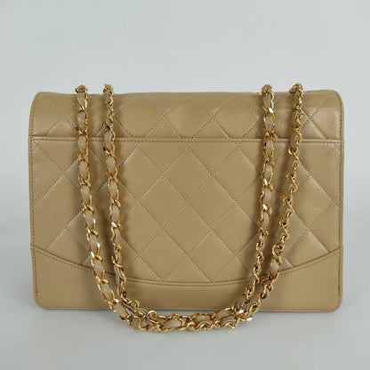 Top Quality Chanel Top Quality Chanel Top Quality Chanel Timeless Classica turn lock bag in beige leather