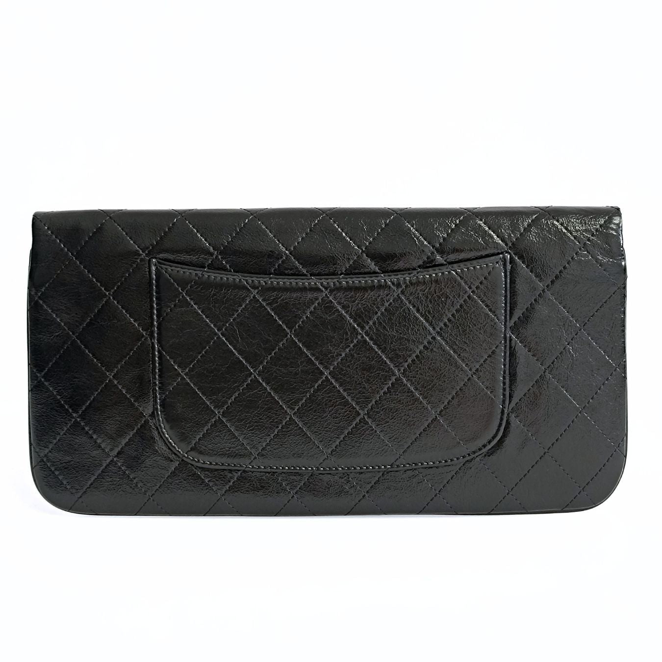 Top Quality Chanel Top Quality Chanel Top Quality Chanel Clutch handbag in matelasse black leather