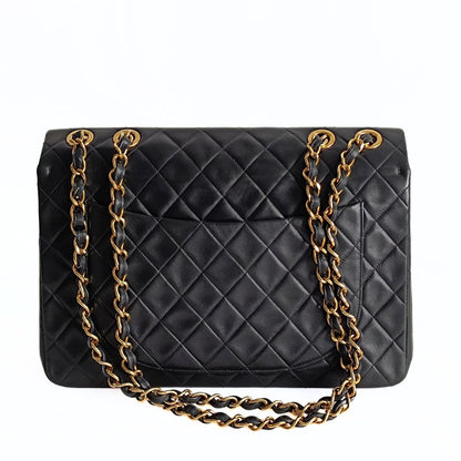 Top Quality Chanel Top Quality Chanel Top Quality Chanel borsa a tracolla Dekamatrasse 34 Maxi in pelle nera