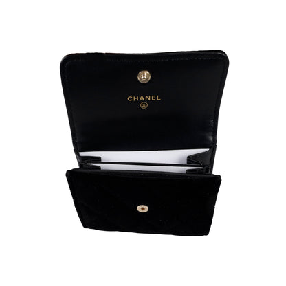 Top Quality Chanel Top Quality Chanel Quilted Velvet Wallet