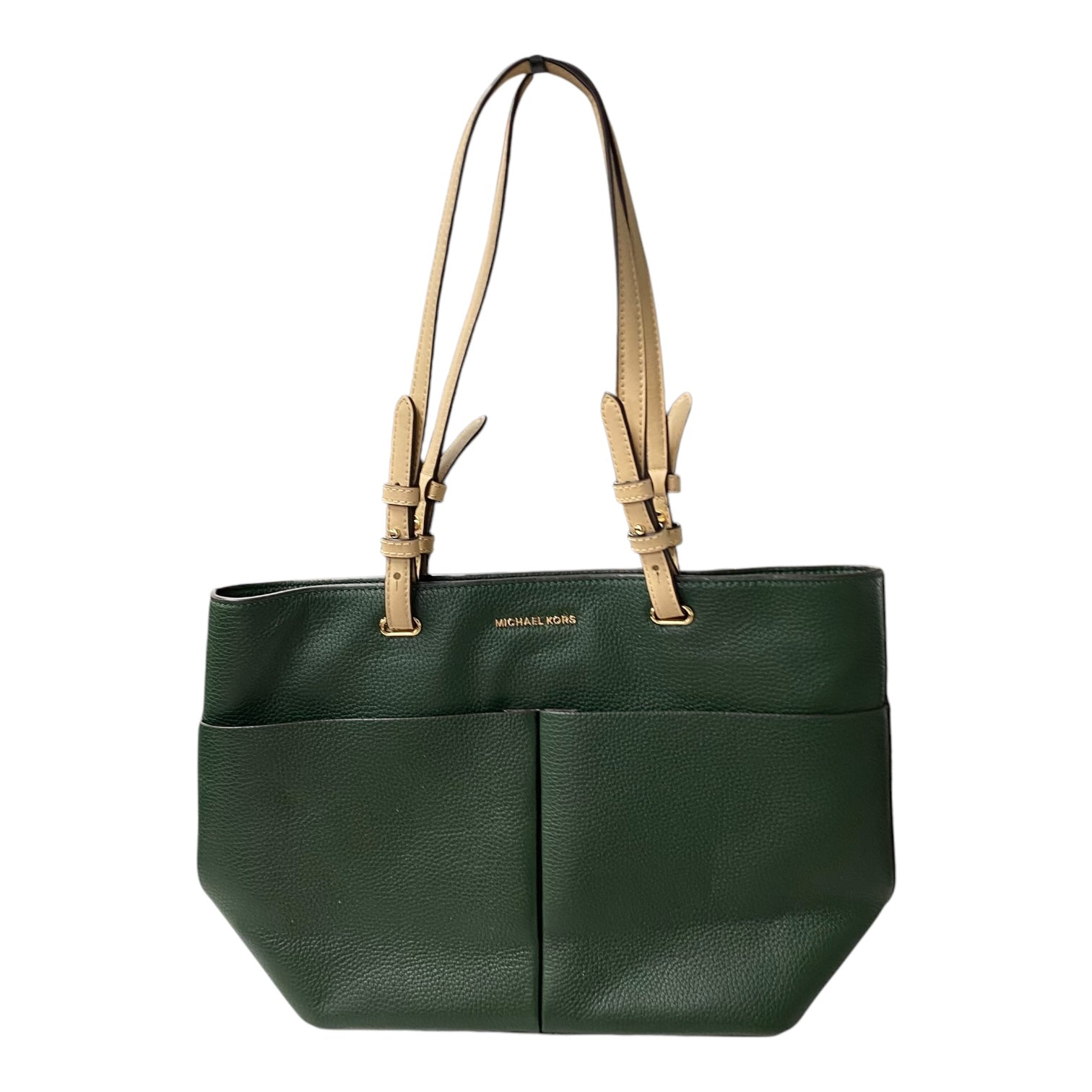 HANDBAG DESIGNER by MICHAEL KORS In GREEN. Size: MEDIUM