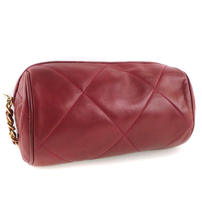Top Quality Chanel Lambskin Chain Shoulder Bag Red