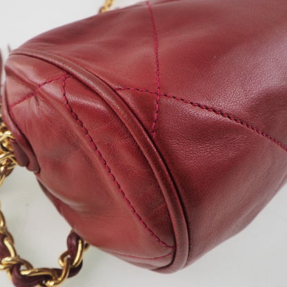 Top Quality Chanel Lambskin Chain Shoulder Bag Red