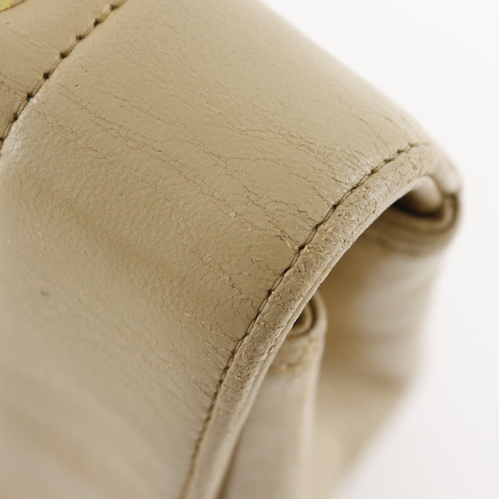 Top Quality Chanel Diana Lambskin Shoulder Bag Beige