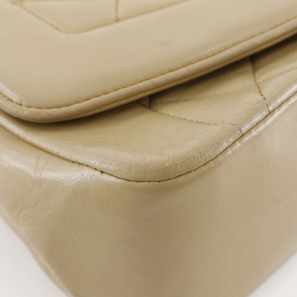Top Quality Chanel Diana Lambskin Shoulder Bag Beige