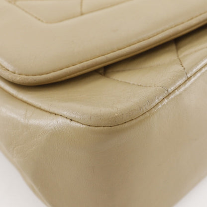 Top Quality Chanel Diana Lambskin Shoulder Bag Beige