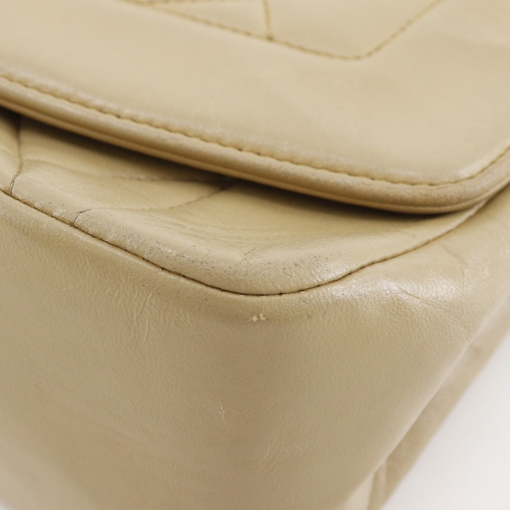 Top Quality Chanel Diana Lambskin Shoulder Bag Beige