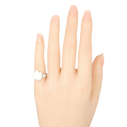 Top Quality Chanel Camellia Ring K18WG Ceramic Diamond