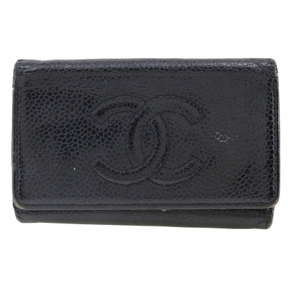 Top Quality Chanel Caviar Skin Key Case