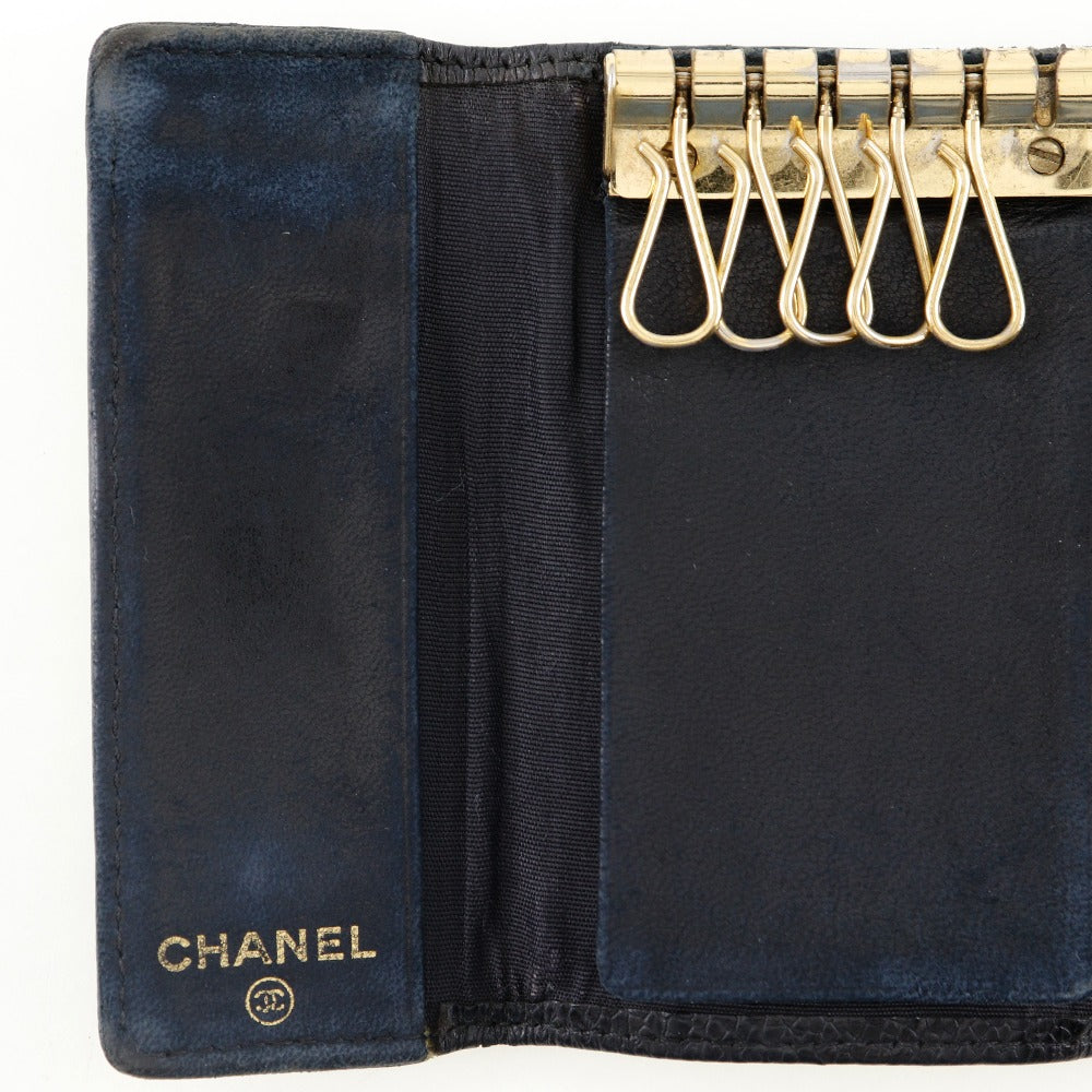 Top Quality Chanel Caviar Skin Key Case