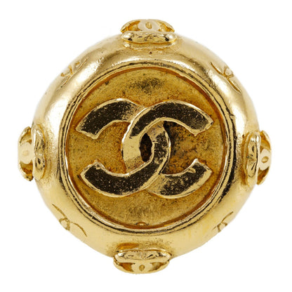 Top Quality Chanel Coco Mark Vintage Gold Earrings