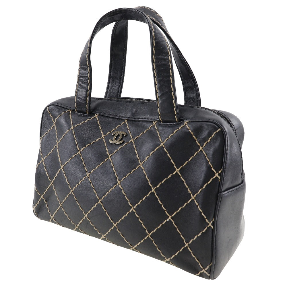 Top Quality Chanel Wild Stitch Handbag Black