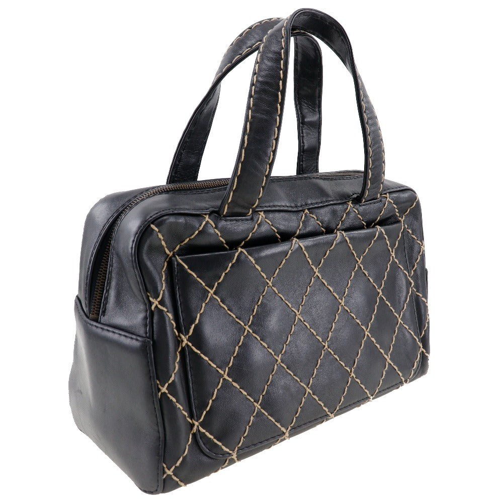 Top Quality Chanel Wild Stitch Handbag Black