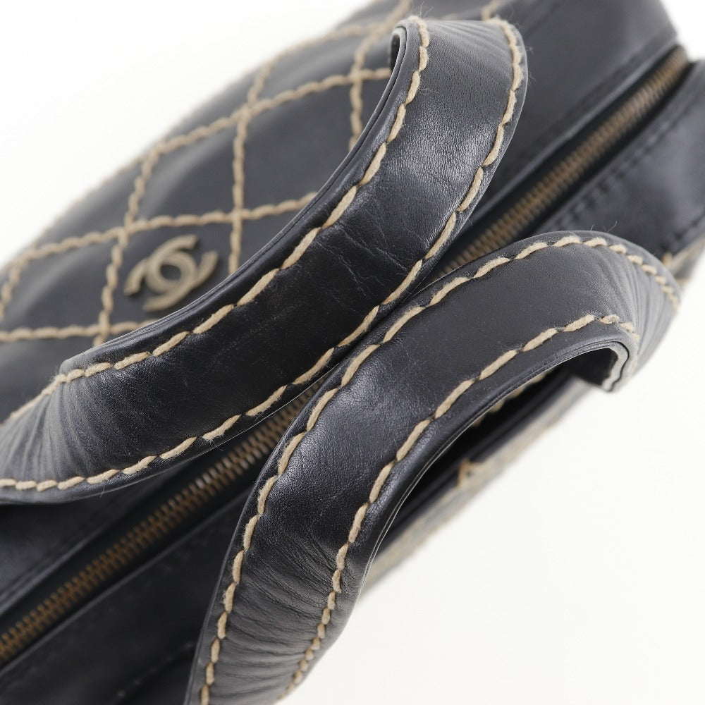 Top Quality Chanel Wild Stitch Handbag Black