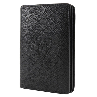 Top Quality Chanel Caviar Card Case Black