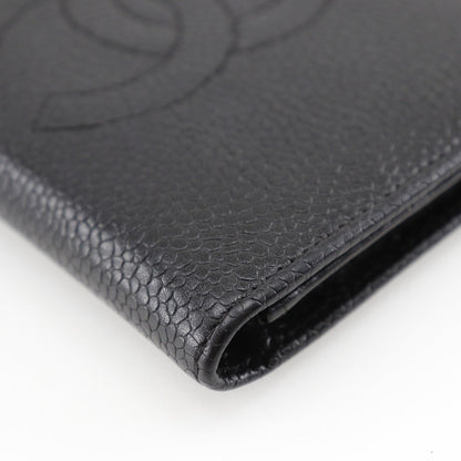 Top Quality Chanel Caviar Card Case Black