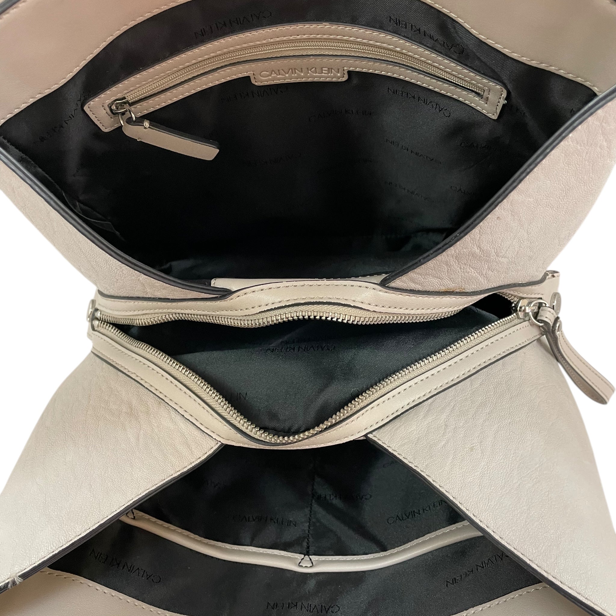 Handbag By Calvin Klein In Grey. Size:Large