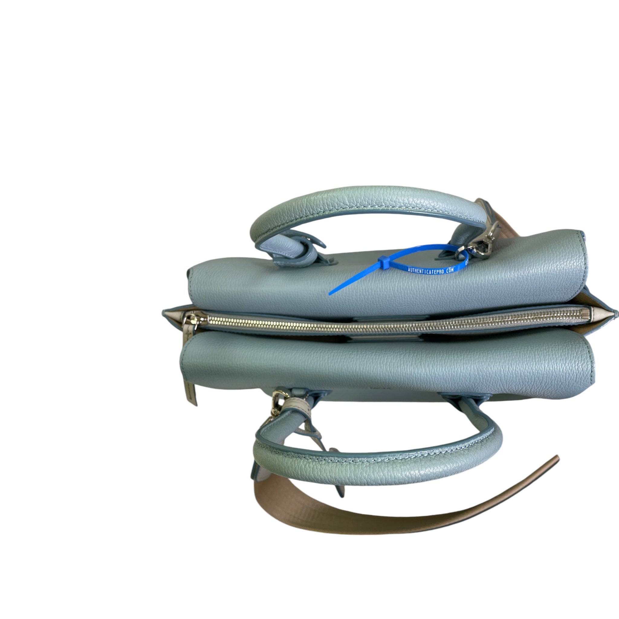 Handbag Luxury Designer By Mcm In Blue. Size:Medium