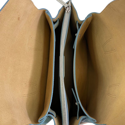 Handbag Luxury Designer By Mcm In Blue. Size:Medium