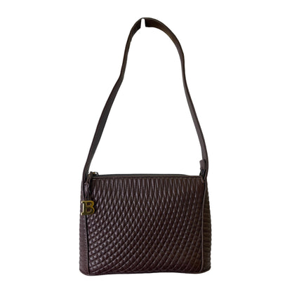 Handbag Leather By Bally In Brown. Size:Small