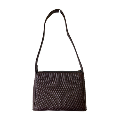 Handbag Leather By Bally In Brown. Size:Small