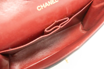 Top Quality Chanel Classic Double New 10 Chain Shoulder Bag Black Lambskin