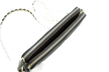 Top Quality Chanel Caviar Wallet On Chain WOC Double Zip Chain Shoulder Bag