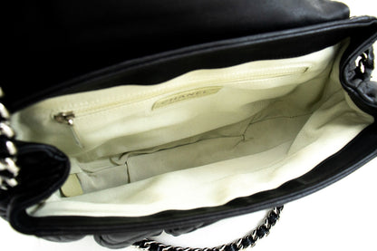 Top Quality Chanel Chain Around Shoulder Bag Crossbody Black Calfskin Leather