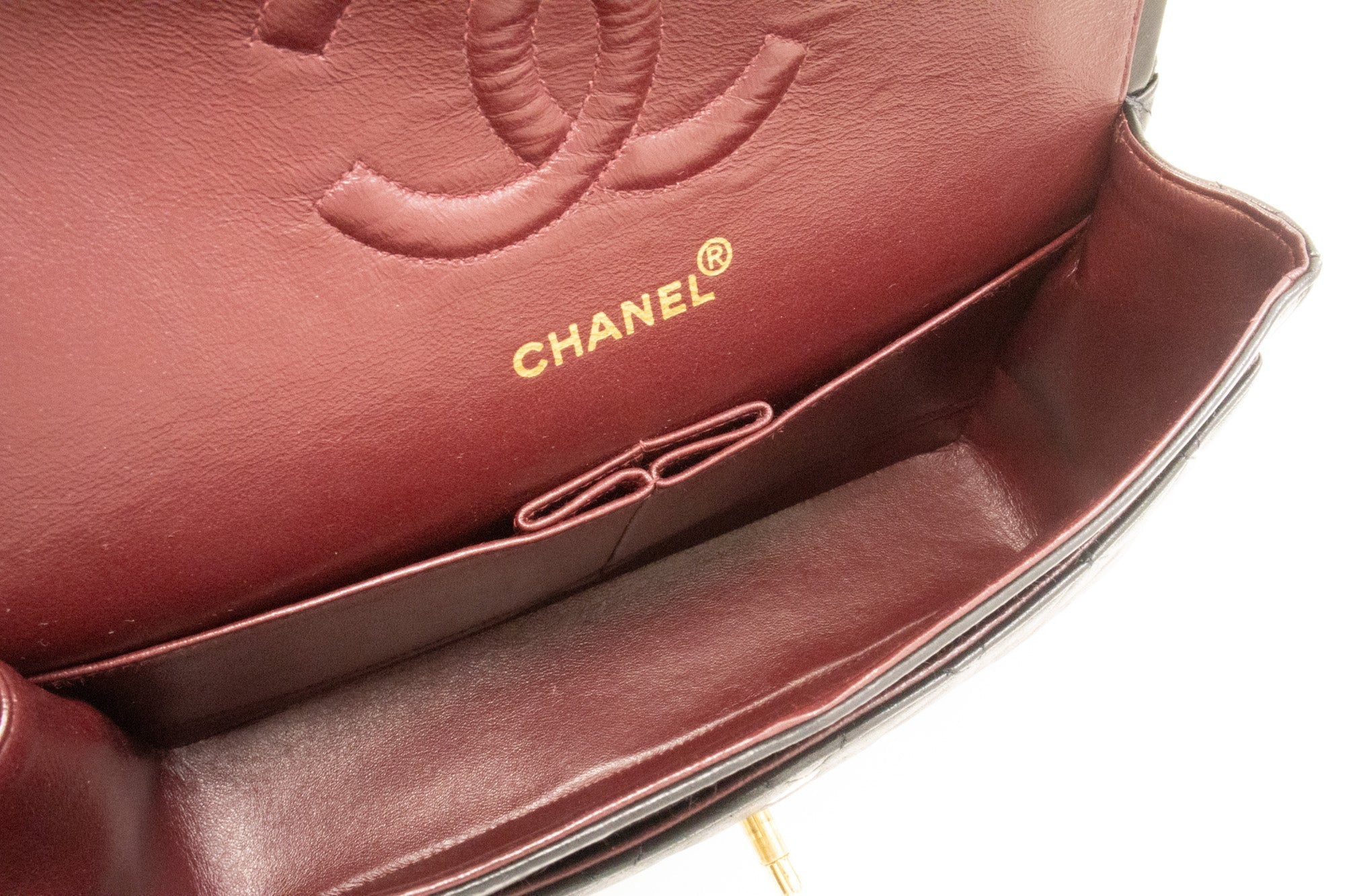 Top Quality Chanel Classic Double New 10 Chain Shoulder Bag Black Lambskin