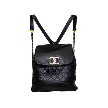 Top Quality Chanel Top Quality Chanel Vintage Quilted Lambskin Drawstring Backpack