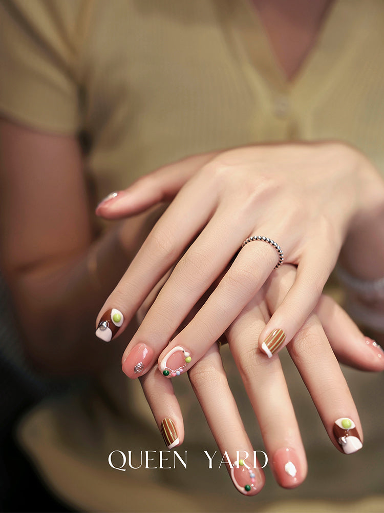 Dreamy Summer Vibe Chic Press-On Nails