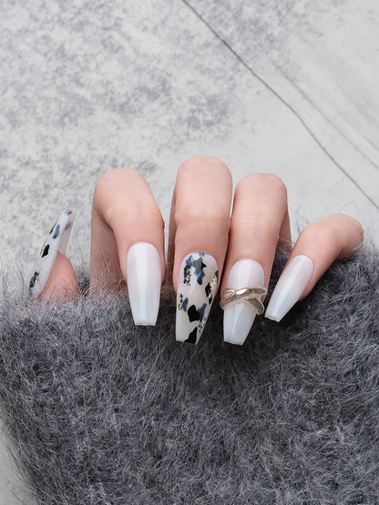 Japanese Matte Leopard Print Press-On Nails