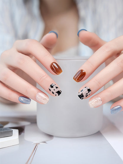 Jiangnan Mist Cool-Toned Press-On Nails