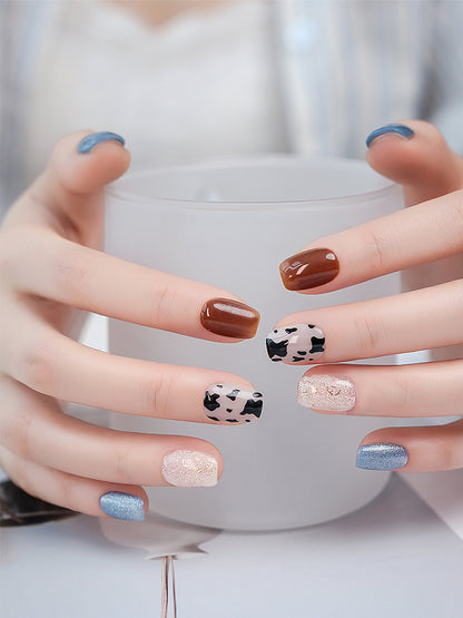 Jiangnan Mist Cool-Toned Press-On Nails