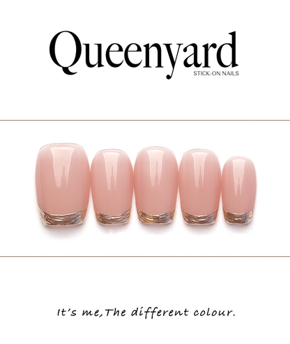 Feminine Pink French Original Press-On Nails