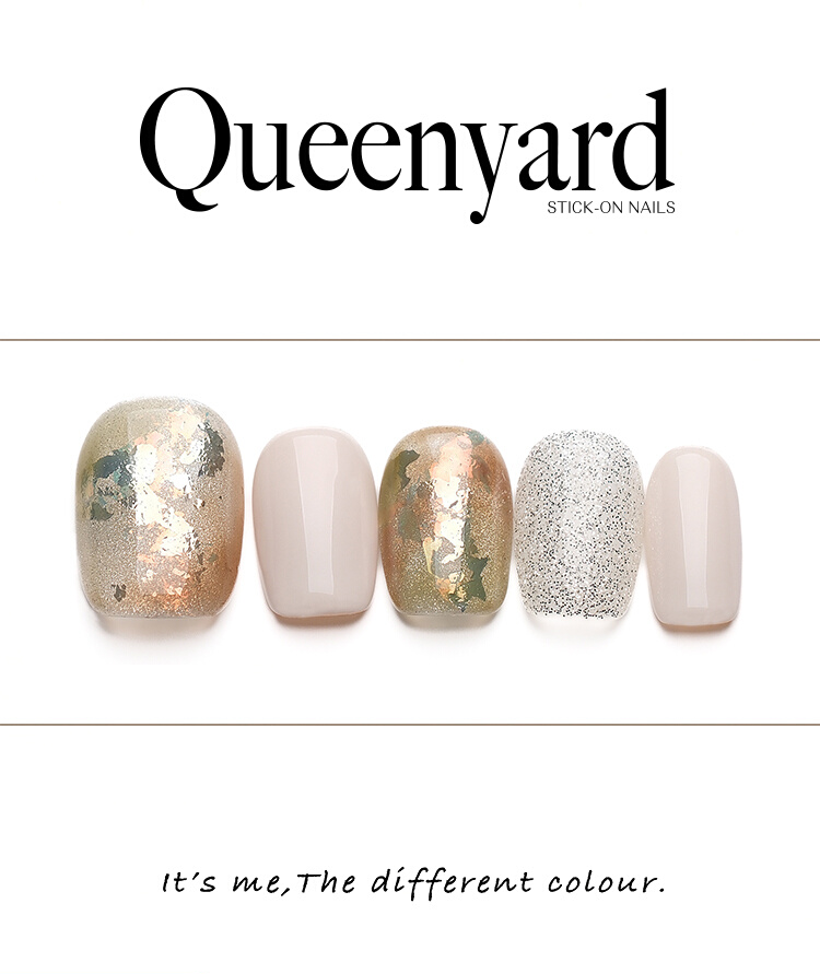 Post-Rain Mountain Elegant Art-Inspired Press-On Nails