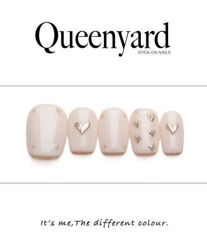 Elegant White Press-On Nails – Bright and Long-Lasting