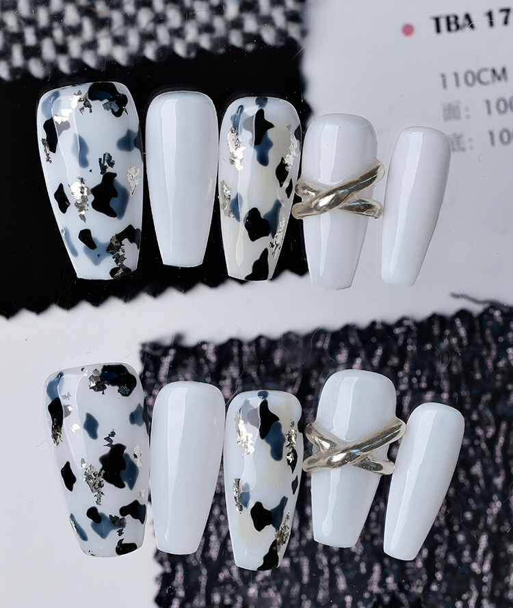 Japanese Matte Leopard Print Press-On Nails