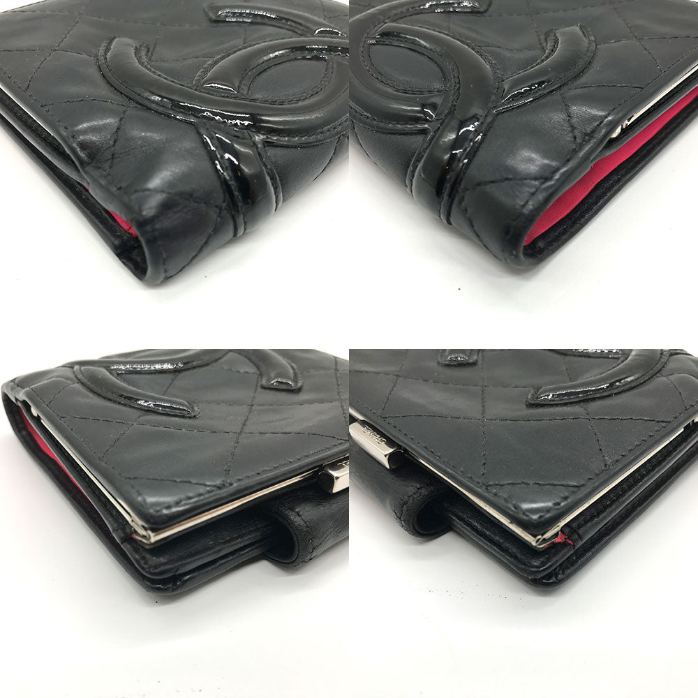 Top Quality Chanel Cambon Ligne Wallet Leather Short Wallet in New Condition