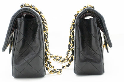 Top Quality Chanel Classic Double New 9 Chain Shoulder Bag Black Lambskin