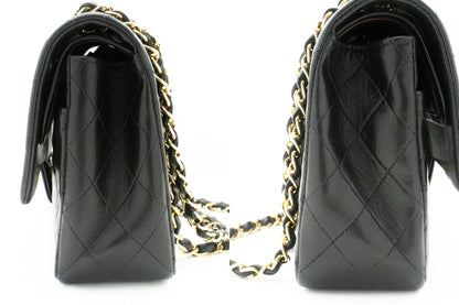Top Quality Chanel Classic Double New 10 Chain Shoulder Bag Black Lambskin