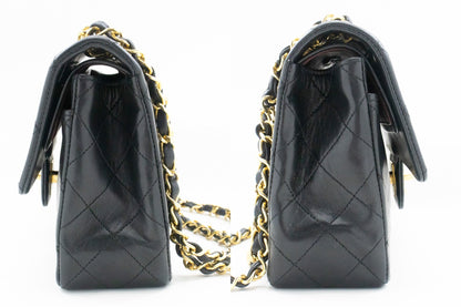 Top Quality Chanel Classic Double New 9 Chain Shoulder Bag Black Lambskin