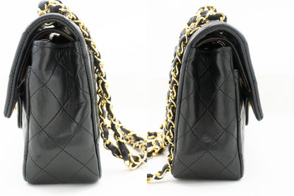 Top Quality Chanel Classic Double New 9 Chain Shoulder Bag Black Lambskin