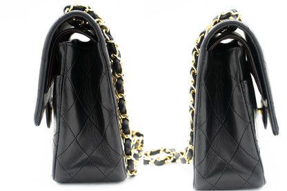 Top Quality Chanel Classic Double New 10 Chain Shoulder Bag Black Lambskin