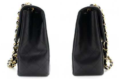 Top Quality Chanel Classic Large 13 New Chain Shoulder Bag Black Lambskin