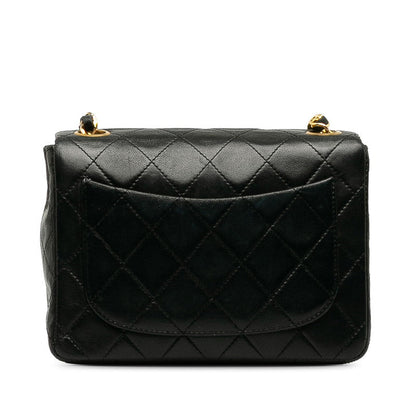 Top Quality Chanel Mini Flap Bag in Lambskin Black Ladies