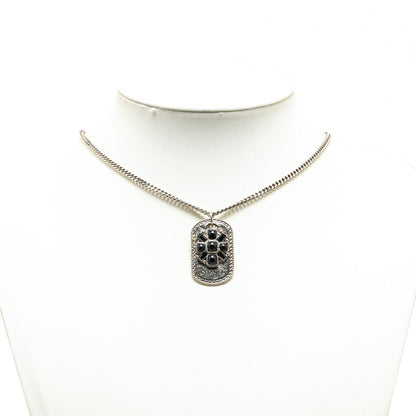 Top Quality Chanel Metal Dog Tag Necklace