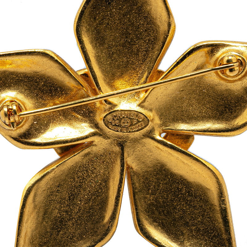 Top Quality Chanel Vintage Coco Mark Star Motif Brooch Gold Plated